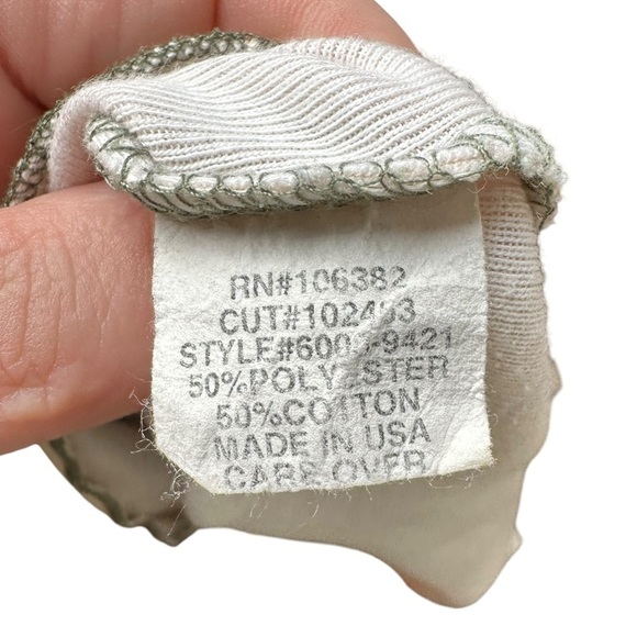 Y2K Vintage One World Floral Rhinestone Embellished Cotton Blend USA Made Blouse - Picture 8 of 9